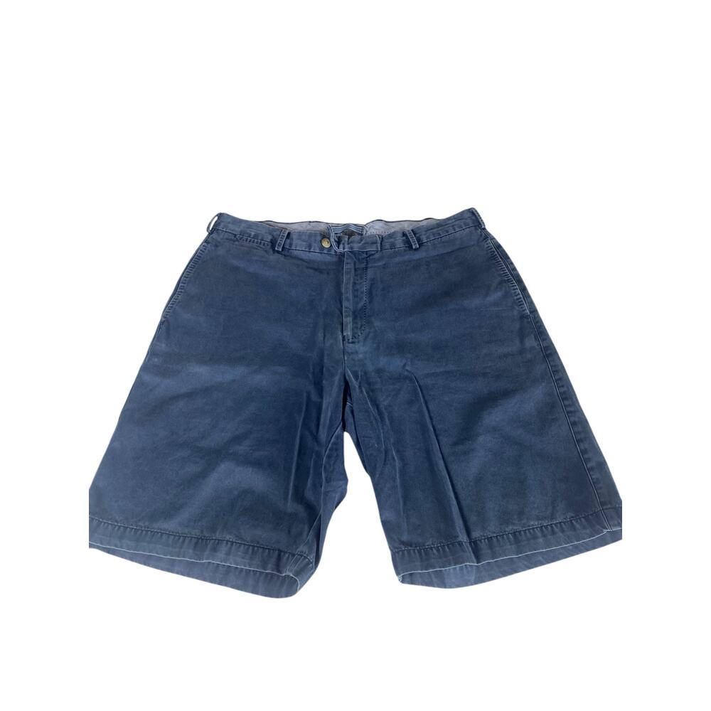 Men's Peter Millar Blue Pima Cotton Chino Shorts Size 34